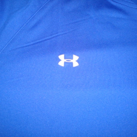 UNDER ARMOR SOCCER/FOOTBALL BLUE JERSEY SIZE LARGE - Picture 7 of 9